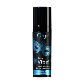 Гель для массажа ORGIE Sexy Vibe Liquid Vibrator с эффектом вибрации - 15 мл., фото 