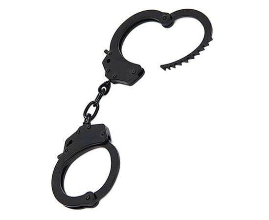 Чёрный металлические наручники Romfun, фото 