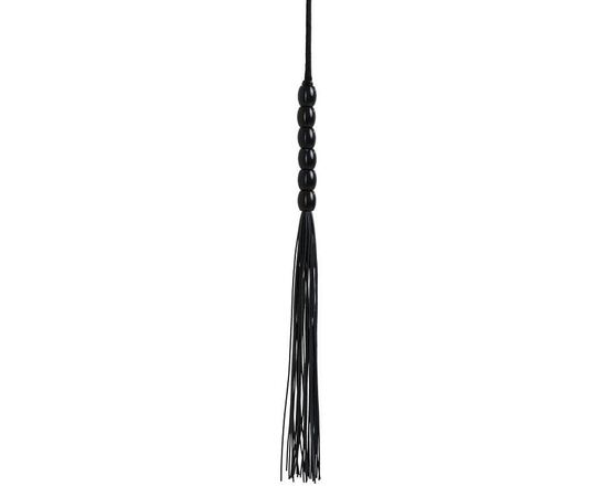 Черная силиконовая мини-плеть - 22 см., фото 