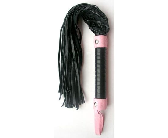 Черно-розовая плетка Notabu - 45 см., фото 