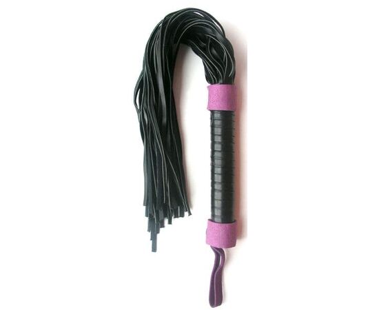 Черно-фиолетовая плетка Notabu - 45 см., фото 