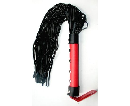 Черный флоггер с красной ручкой Notabu - 45 см., фото 