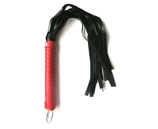 Черный флоггер с красной ручкой Notabu - 49 см., фото 