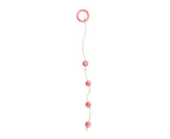 Розовые перламутровые анальные шарики, фото 