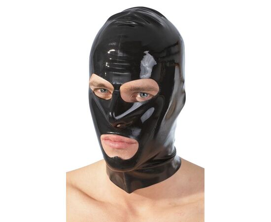 Шлем-маска на голову с отверстиями для рта и глаз, фото 