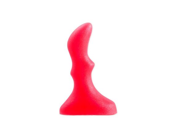 Анальный стимулятор Lola Toys Small ripple plug - 10 см., Цвет: розовый, фото 