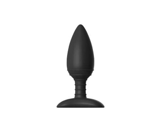 Чёрная вибровтулка NEXUS ACE MEDIUM с дистанционным управлением - 12 см., Цвет: черный, фото 