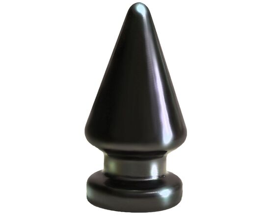 Чёрный анальный плаг MAGNUM - 10 см., фото 