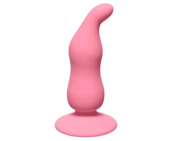 Анальная пробка Lola Toys Waved Anal Plug - 11 см., Цвет: розовый, фото 