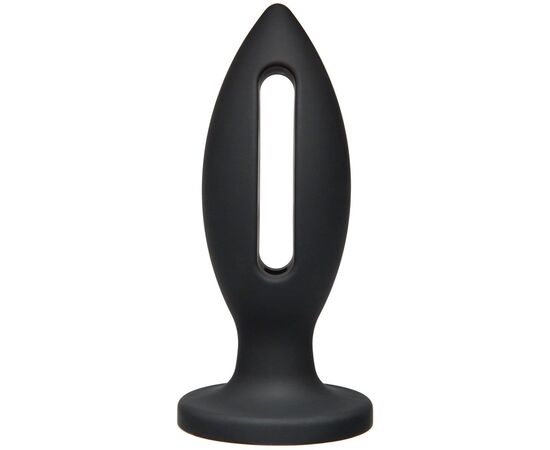 Чёрная анальная пробка Kink Wet Works Lube Luge Premium Silicone Plug 6" - 15,2 см., фото 