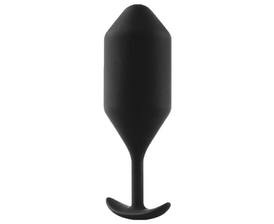 Пробка для ношения B-vibe Snug Plug 5 - 14 см., Цвет: черный, фото 