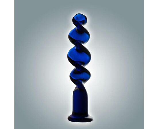Синий винтовой стимулятор - 18 см., фото 
