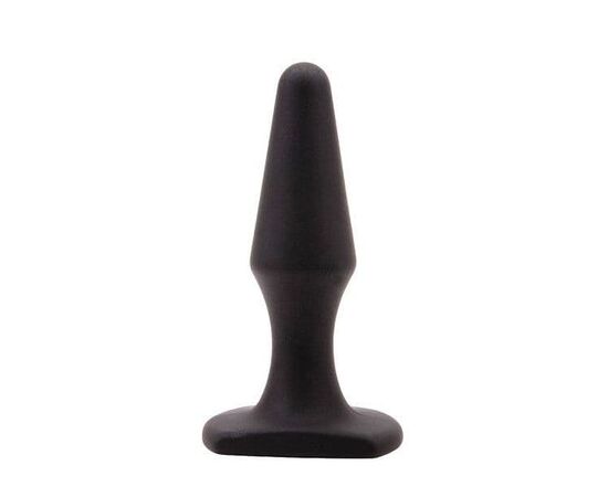 Чёрная анальная втулка Sex Expert - 10,5 см., фото 