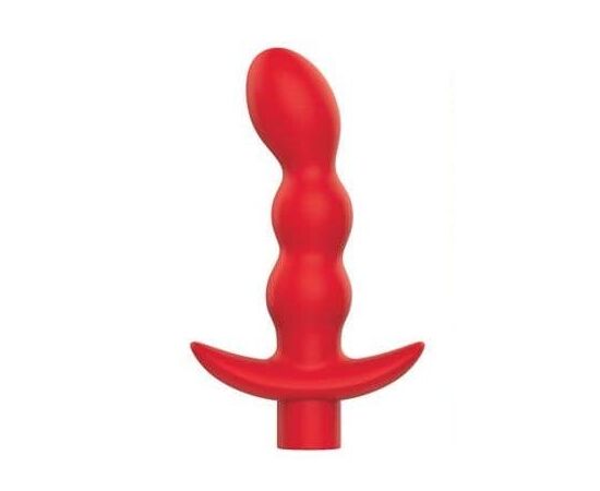 Красный вибратор Sweet Toys - 11 см., фото 