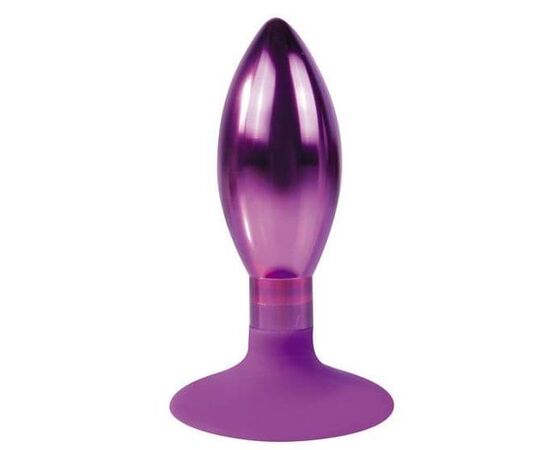 Каплевидная анальная пробка - 10 см., Цвет: фиолетовый, фото 