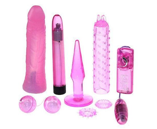 Розовый эротический набор Mystic Treasures, фото 