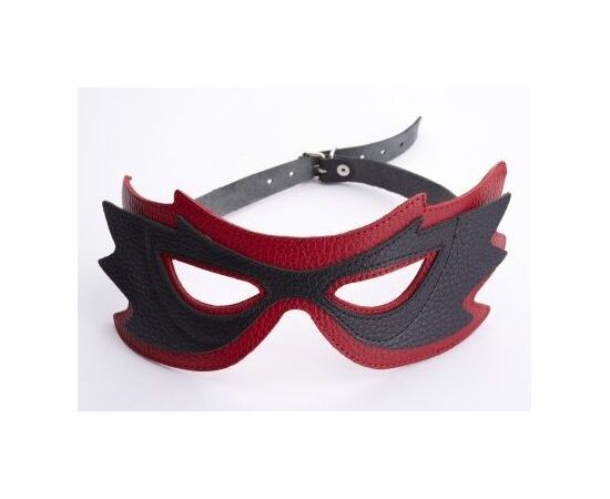 Чёрно-красная маска с прорезями для глаз, фото 