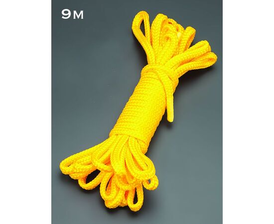 Желтая веревка для связывания - 9 м., фото 