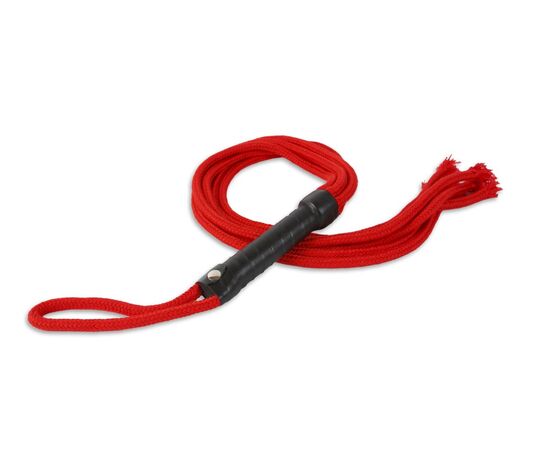 Красная верёвочная плеть-шестихвостка - 80 см., фото 
