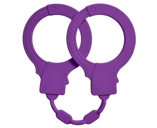Силиконовые наручники Lola Toys Stretchy Cuffs, Цвет: фиолетовый, фото 