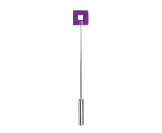 Фиолетовая шлёпалка Leather Square Tiped Crop с наконечником-квадратом - 56 см., фото 