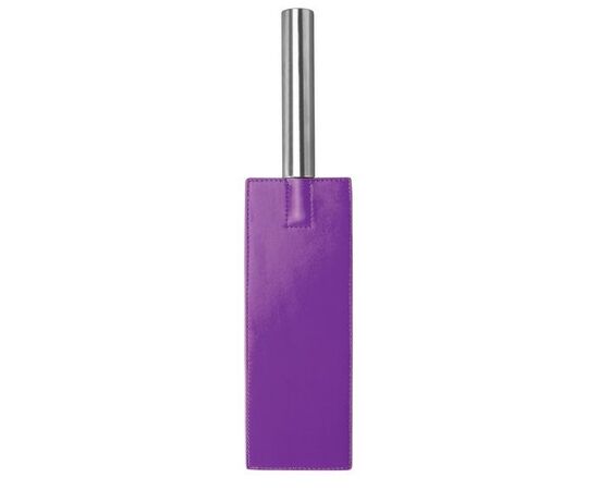Фиолетовая прямоугольная шлёпалка Leather Paddle - 35 см., фото 